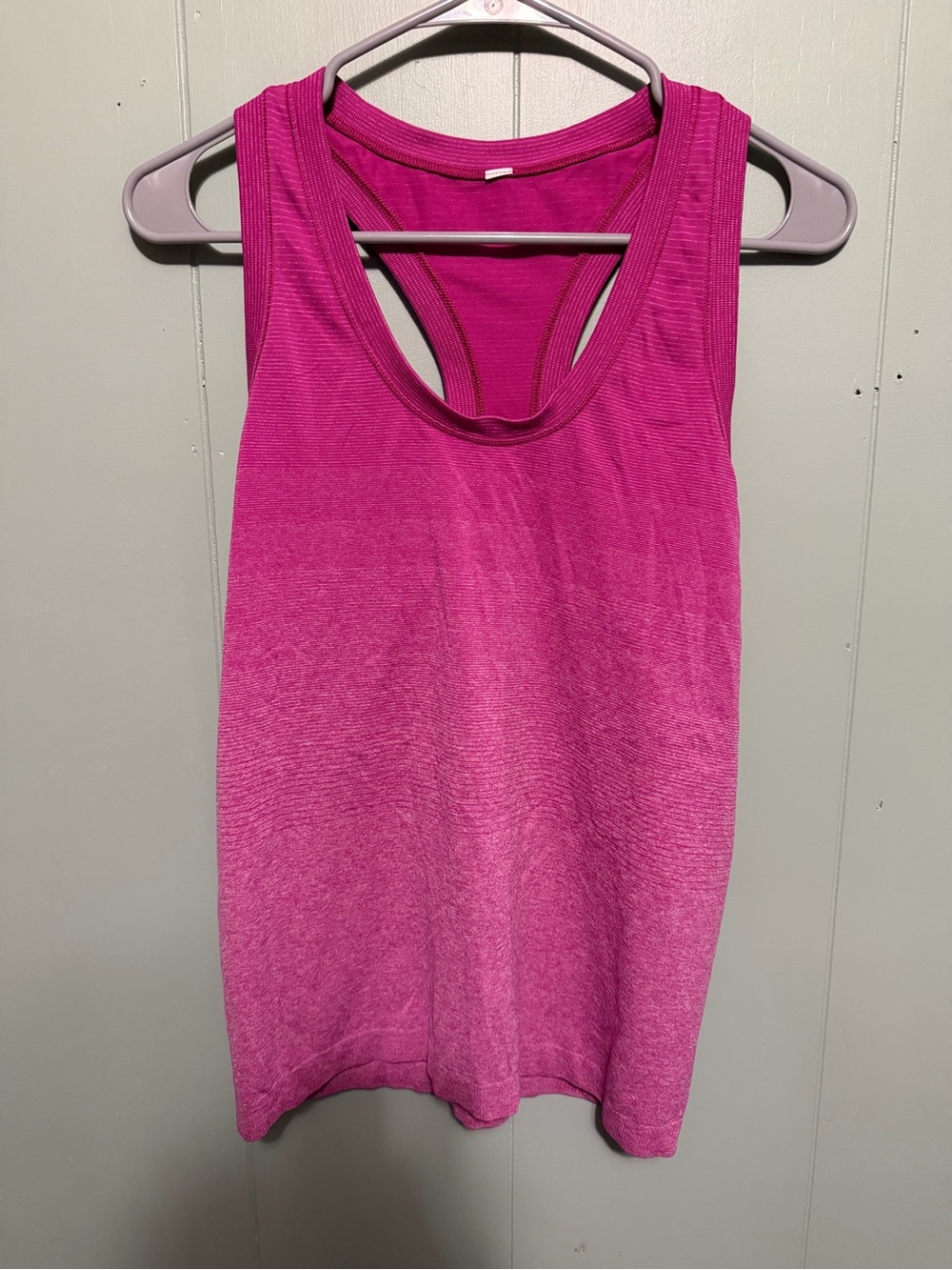 Athleta Fuchsia Ombre Racerback Tank